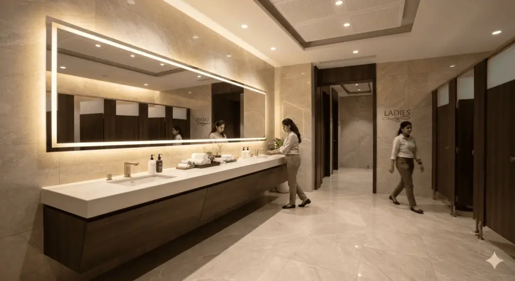 Clean facilities demonstrate professionalism and improve student confidence